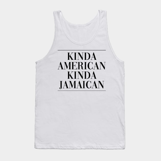 Jamaican american new citizen . Perfect present for mother dad friend him or her Tank Top by SerenityByAlex